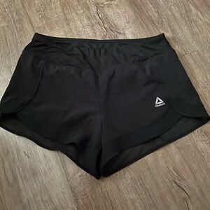 Reebok EUC Women's Athletic Black Shorts